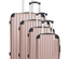 AMERICAN TRAVEL - SET DE 4 ABS BUDAPEST-M 4 Roues