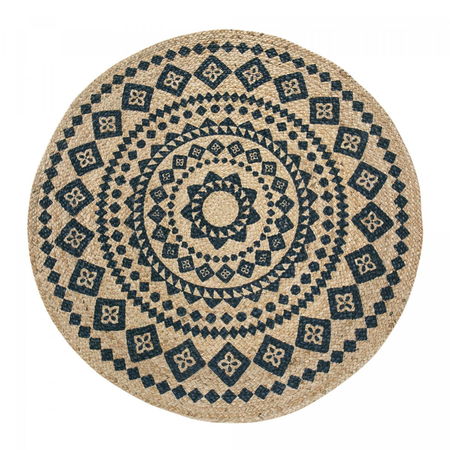 Tapis rond en jute tissé BLARON Care&Fair