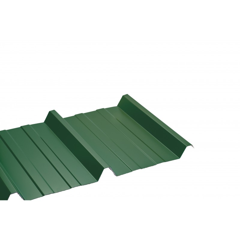 Bac acier laqué 1045 50/100 - Coloris - Vert 6009, Largeur - 105 cm, Longueur - 250 cm