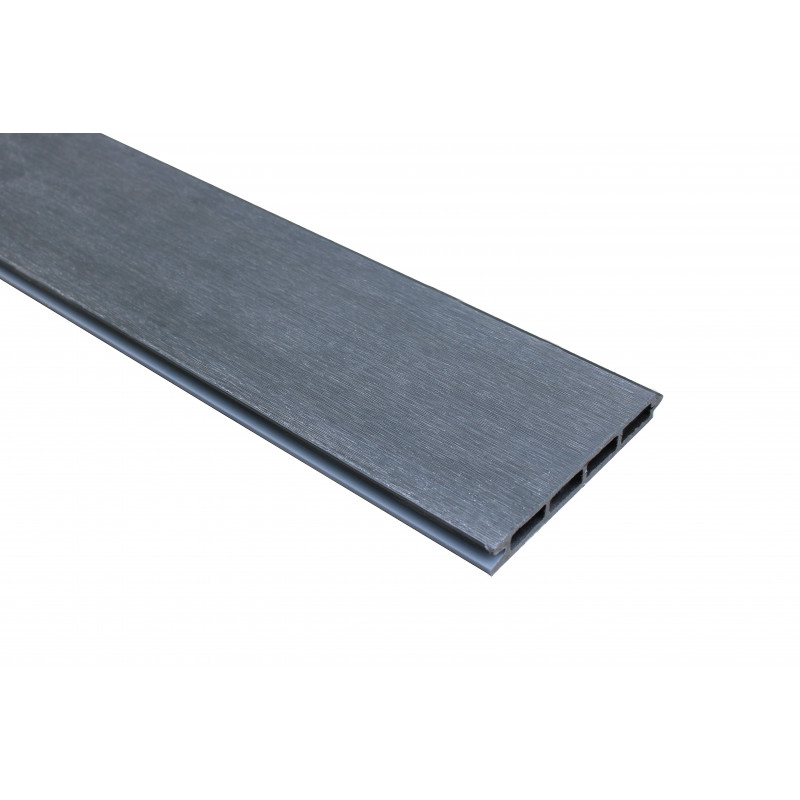 Kit complet de départ/fin clôture en composite coextrudé 1,50 L x 1,80 H (lames réversible) - Coloris - Gris anthracite/ Gris clair, Hauteur - 180 cm, Longueur - 150 cm