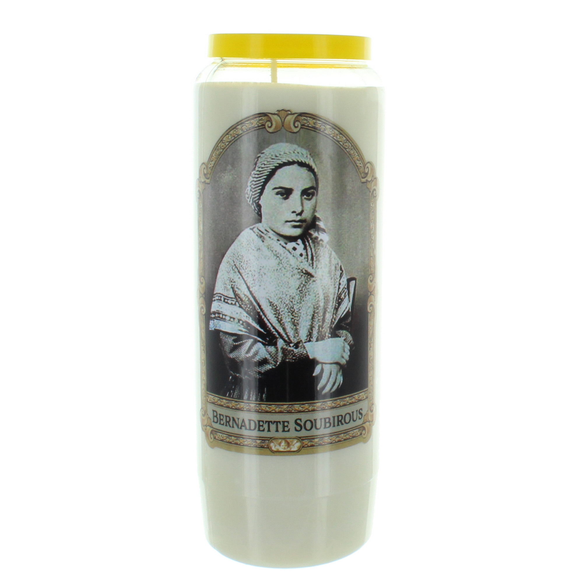 Lot de 20 Bougies Neuvaine de Sainte Bernadette 17,5cm