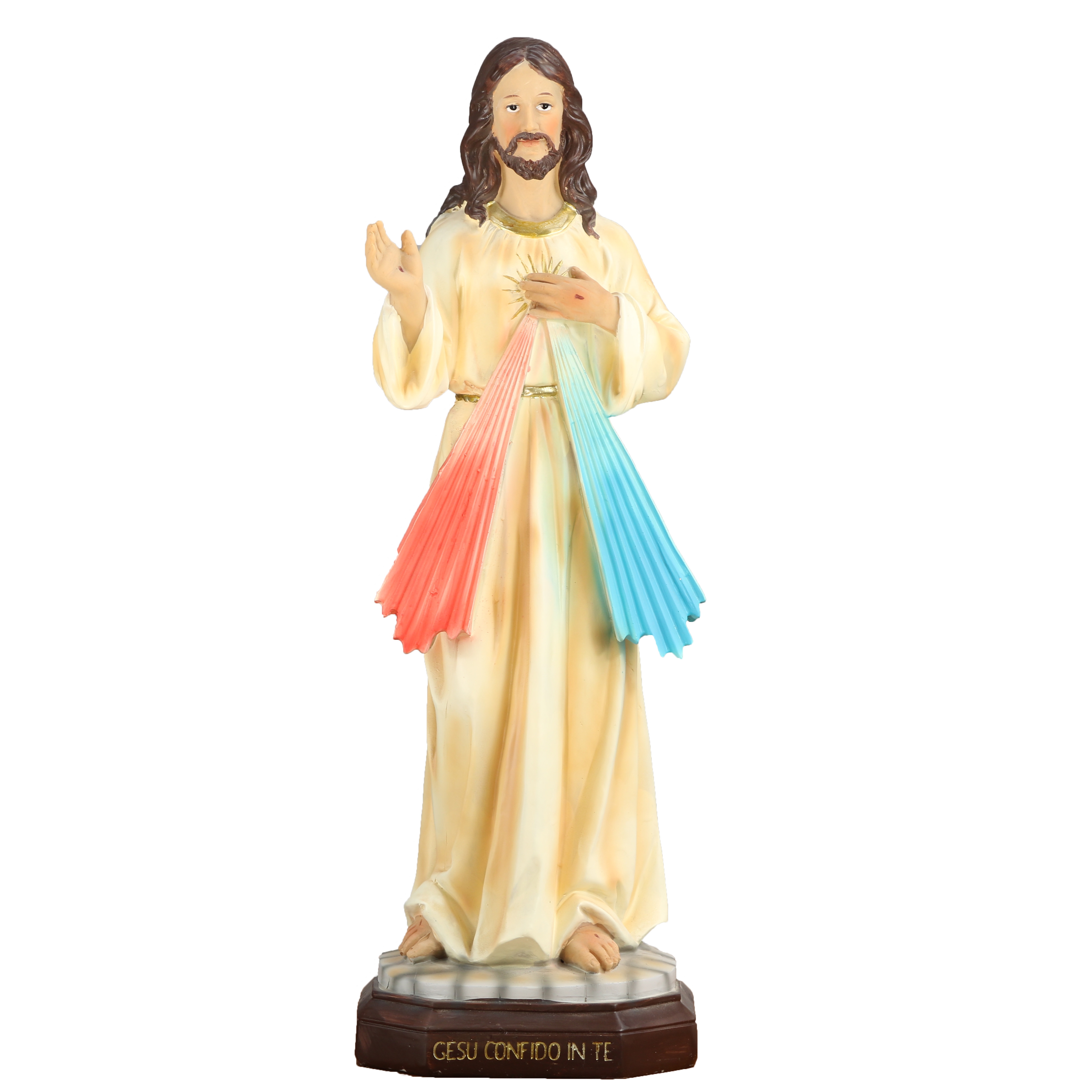 Statue en résine de Jésus Miséricordieux de 45cm