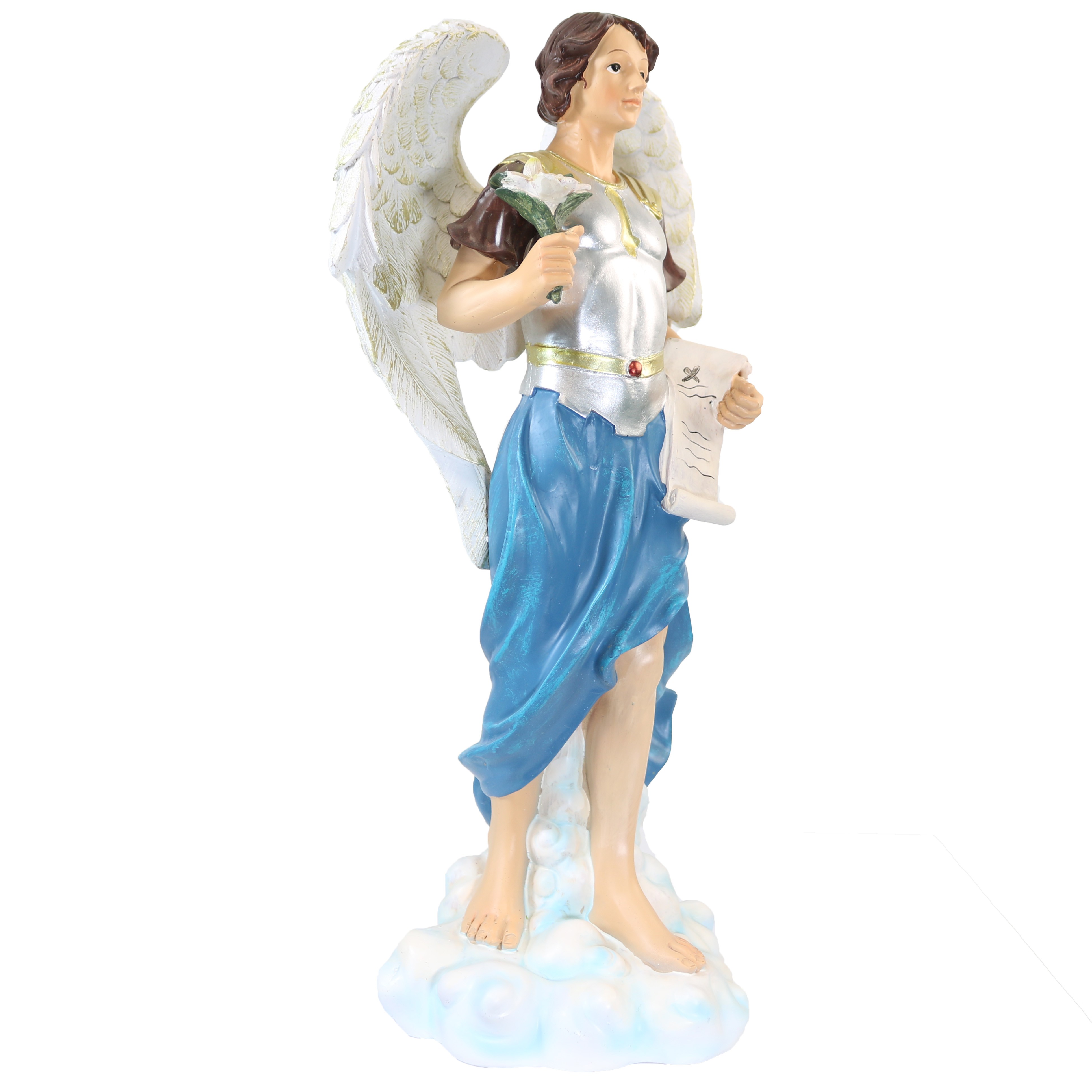 Statue Saint Gabriel de 45cm en résine