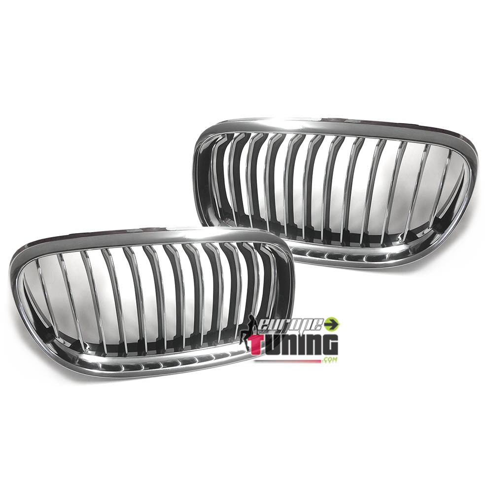 CALANDRES SPORT CHROME BMW SERIE 3 E90 & E91 LCI PHASES 2 2008-2012 (00366)