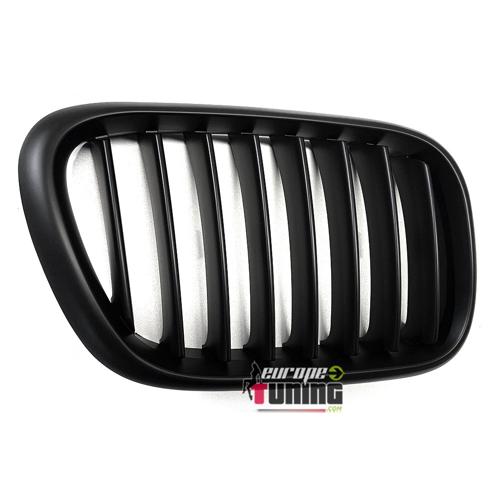 GRILLES CALANDRES SPORT NOIRES MATES POUR BMW X5 E53 1999-2003 (00155)