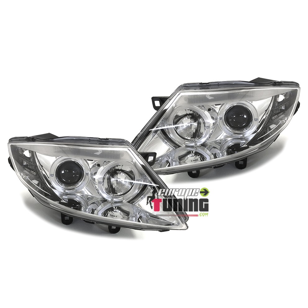 PHARES FEUX AVANTS ANNEAUX ANGEL EYES LED CHROM BMW Z4 (00735)