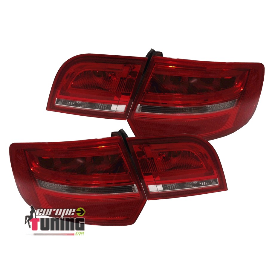 FEUX ARRIERES ROUGES LIGHT BAR AUDI A3 8PA SPORTBACK 2004-2012 (03497)