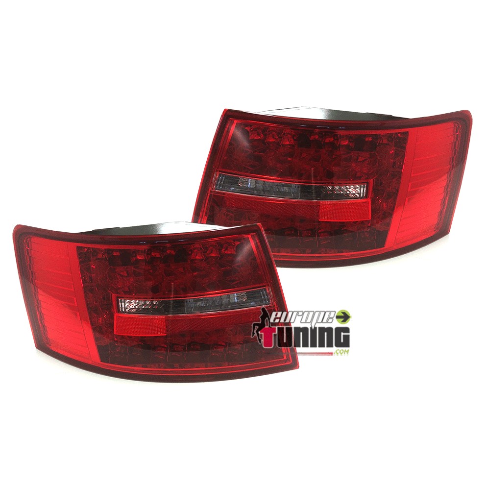 FEUX ROUGES CLAIRS A LED AUDI A6 C6/4F BERLINE SANS LED D'ORIGINE 2004-2008 (00722)