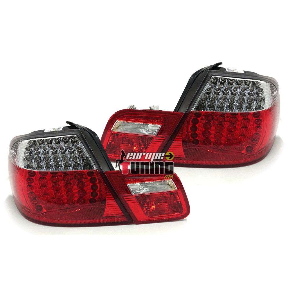 2 FEUX ROUGES CLAIRS LOOK M3 A LEDS BMW SERIE 3 TYPE E46 CABRIOLET 1999-2007 (00479)