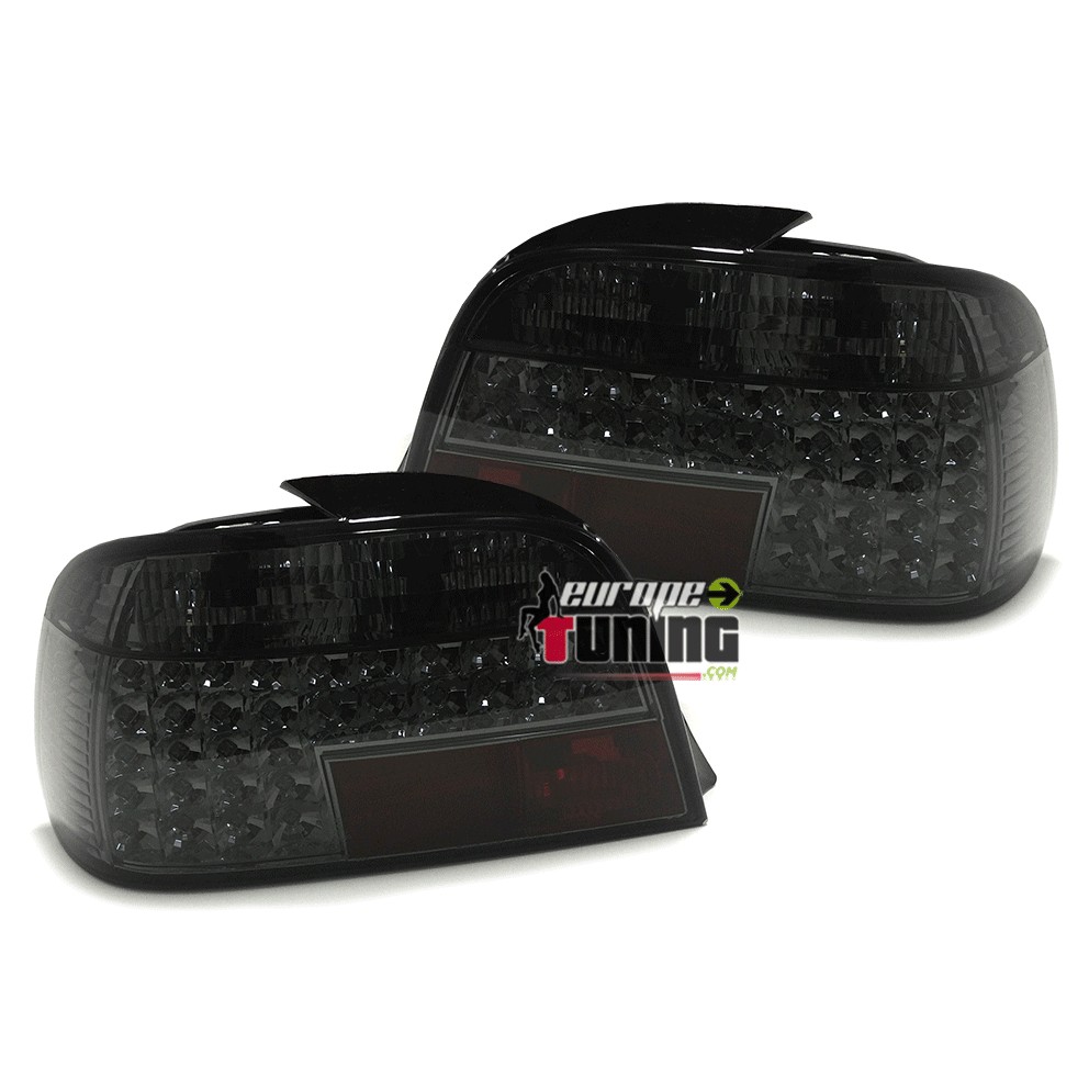 FEUX ARRIERES FUMES NOIRS A LEDS BMW SERIE 7 E38 (12153)