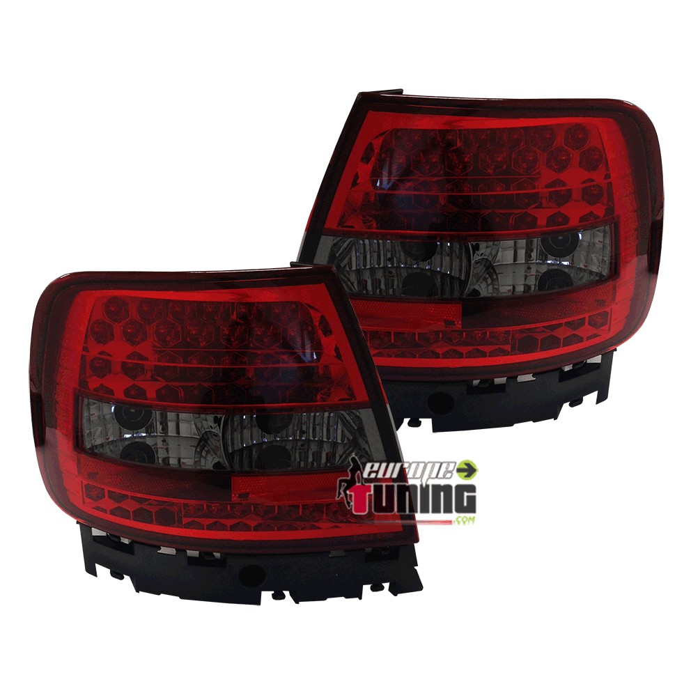 FEUX ARRIERES ROUGES FUMES A LEDS AUDI A4 BERLINE B5 PHASE 1 (00797)