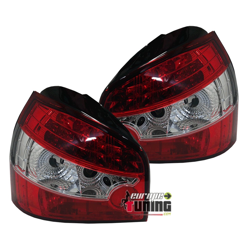 FEUX TUNING LED ROUGES AUDI A3 8L  (01256)