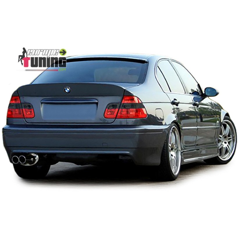 2 FEUX ARRIERES BLACK EDITION LOOK PHASE 2 POUR BMW SERIE 3 E46 BERLINE 1998-2001 (00985)