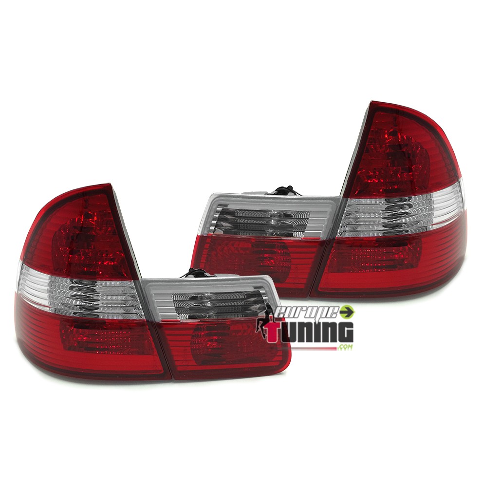 2 FEUX ARRIERES ROUGES CLAIRS POUR BMW SERIE 3 E46 TOURING / BREAK 1998-2005 (11617)