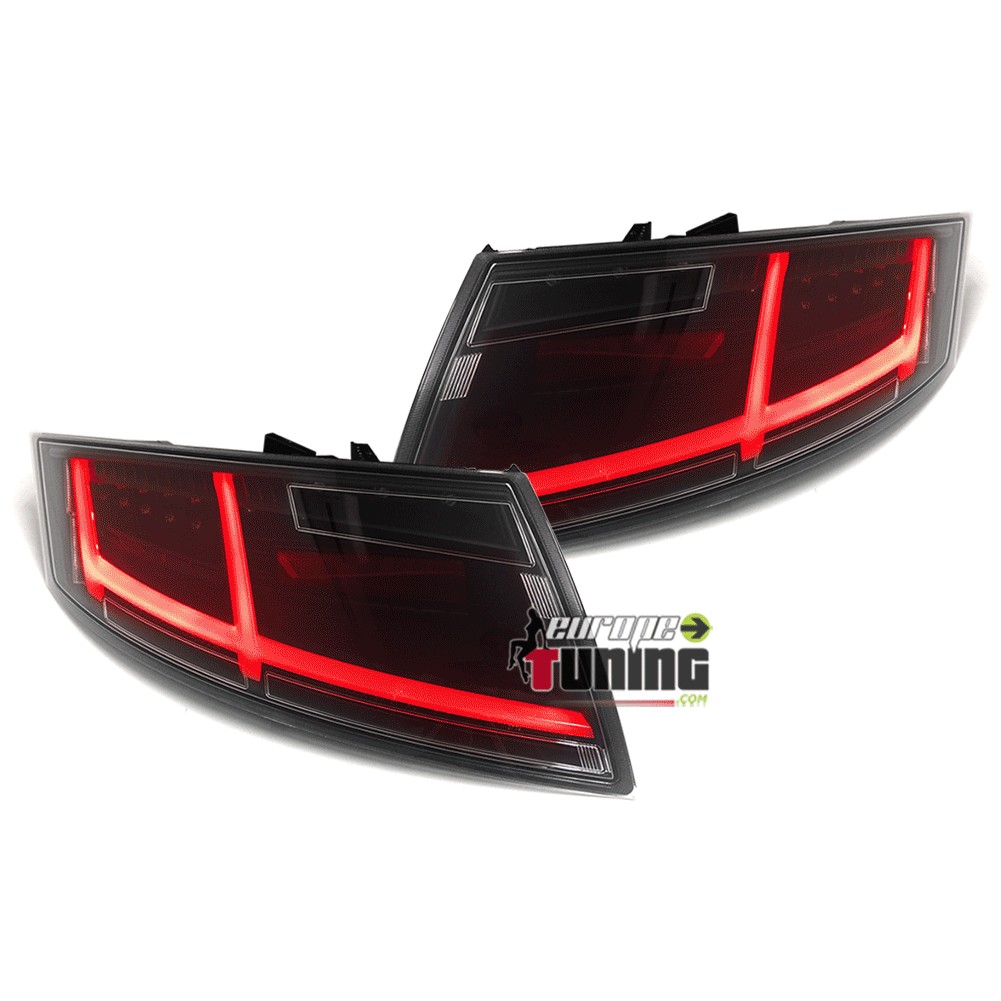 FEUX NOIRS CELIS CLIGNOTANTS LEDS DYNAMIQUES LOOK 8S POUR AUDI TT 8J (04797)