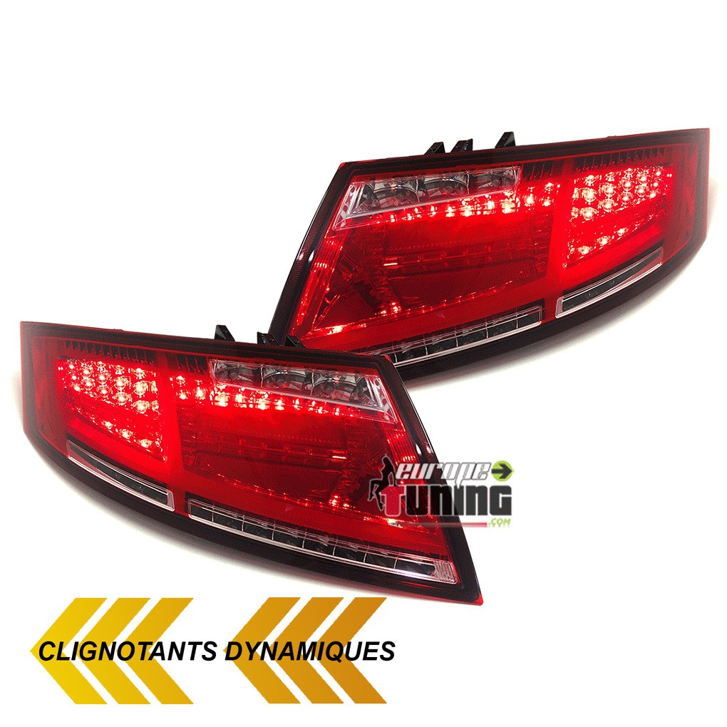 FEUX ROUGES CELIS CLIGNOTANTS LEDS DYNAMIQUES AUDI TT 8J 2006-2014 (04847)