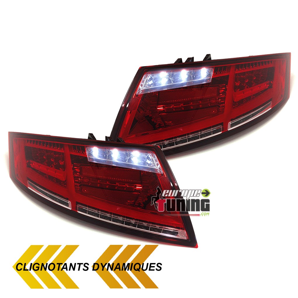 FEUX ROUGES CELIS CLIGNOTANTS LEDS DYNAMIQUES AUDI TT 8J 2006-2014 (04847)