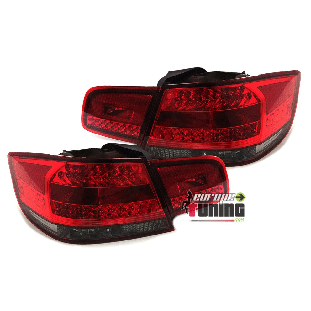 PAIRE DE FEUX LED ROUGES NOIRS BMW SERIE 3 COUPE TYPE E92 06-10 (02335)