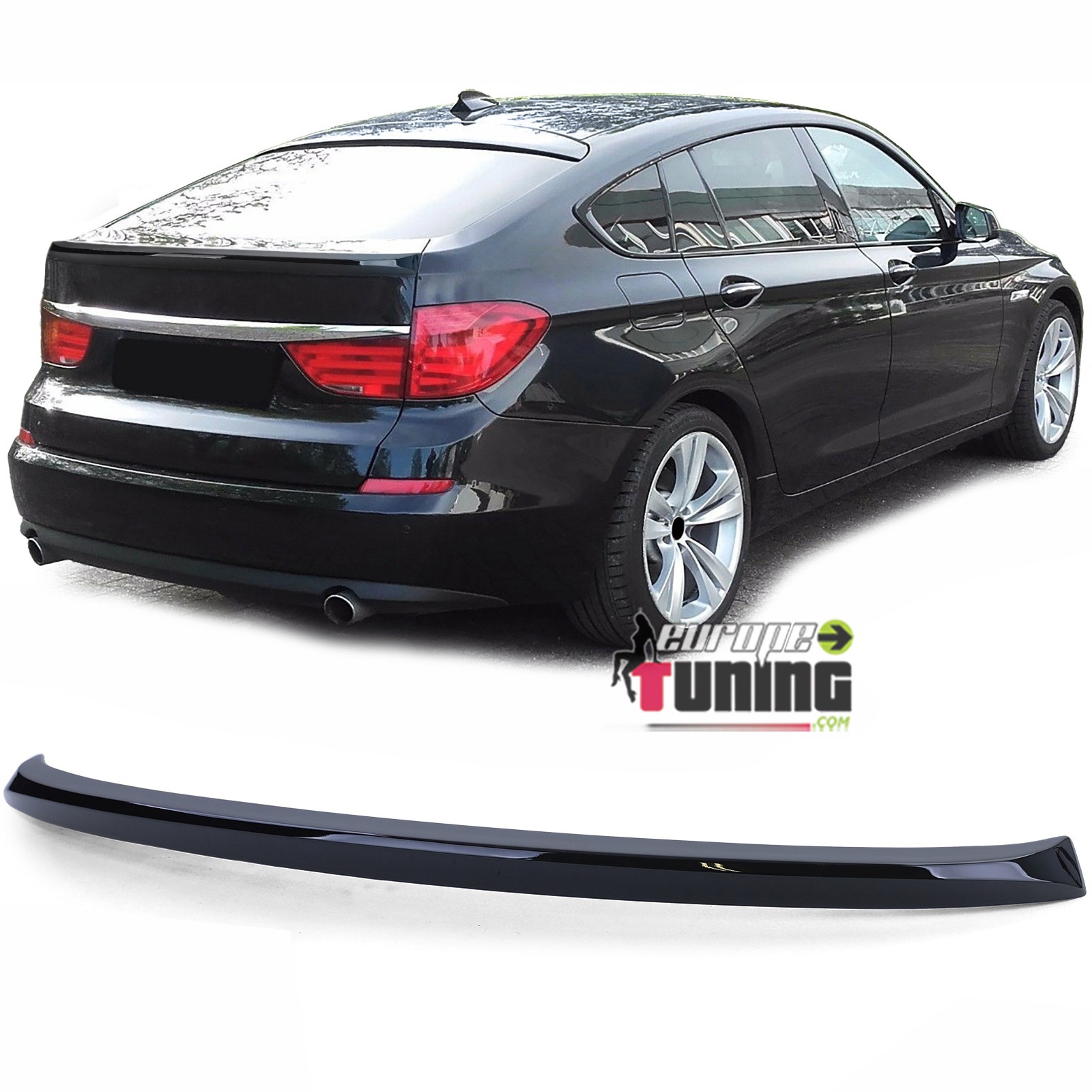 AILERON DE COFFRE SPORT NOIR BRILLANT - BECQUET BMW SERIE 5 GT F07 GRAN TURISMO (05650)