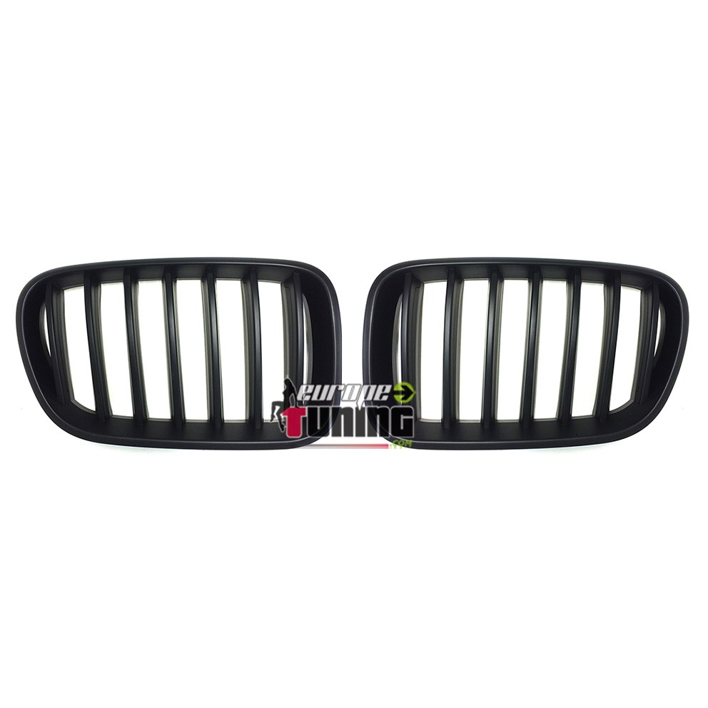 GRILLES CALANDRES SPORT NOIRES POUR BMW X3 F25 2010-2014 (03103)