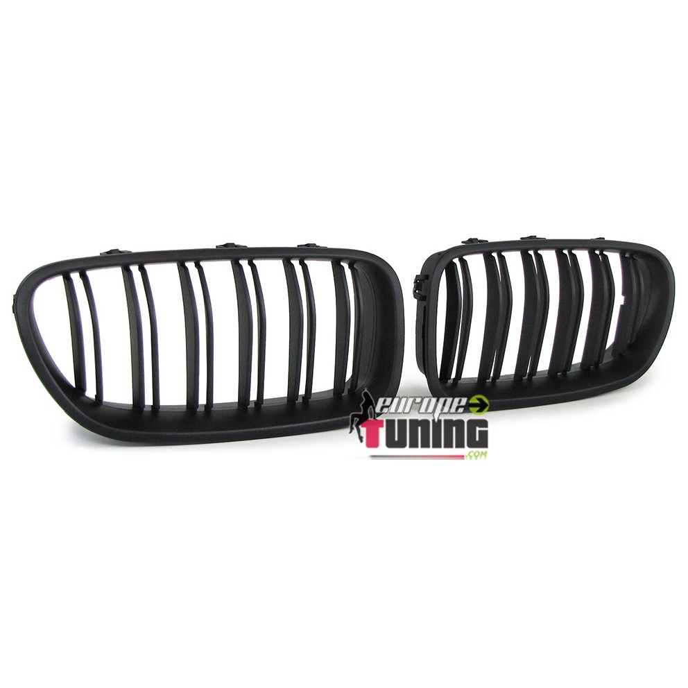 CALANDRES NOIRES SPORT DOUBLE AILETTES BMW SERIE 5 F10 et F11 (04538)