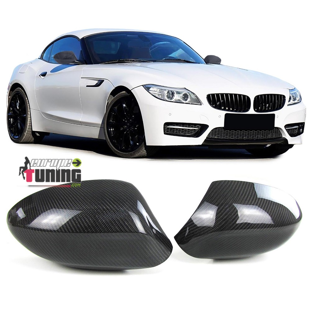 COUVRES COQUES DE RETROVISEURS EN VERITABLE CARBONE BMW Z4 E89 2009-2016 (05022)