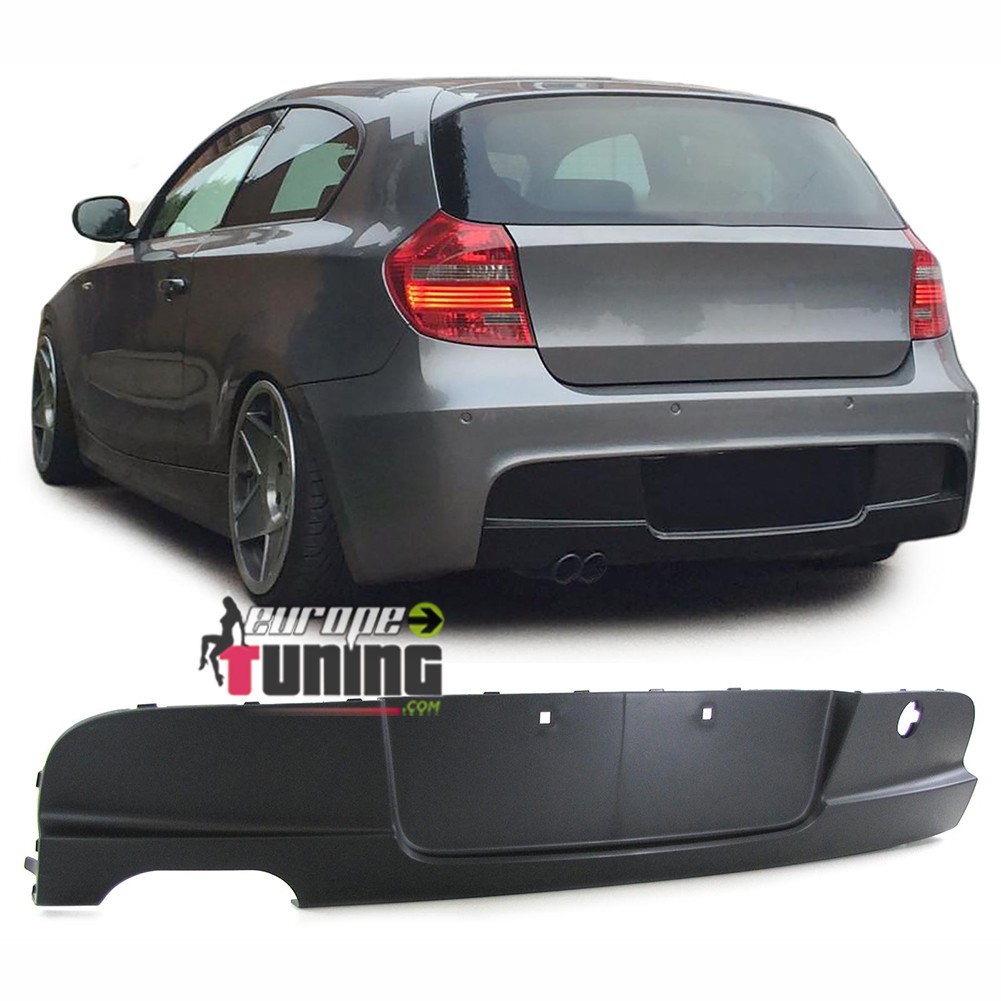 DIFFUSEUR SPORT PARE CHOCS ARRIERE BMW SERIE 1 TYPE E81 E87 EN PACK M (05273)