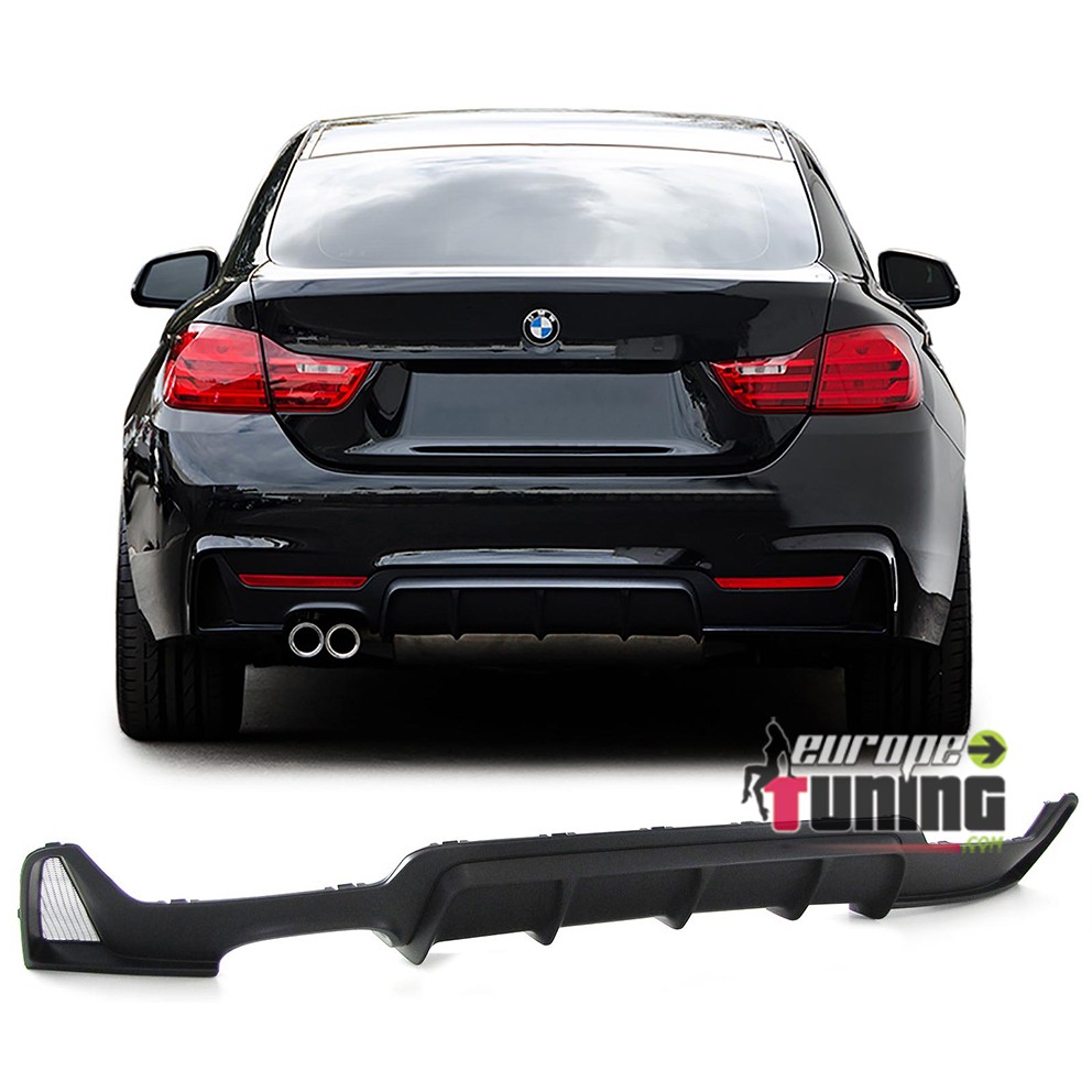 DIFFUSEUR SPORT POUR DOUBLE SORTIE GAUCHE BMW SERIE 4 COUPE F32 F36 PACK M (04728)