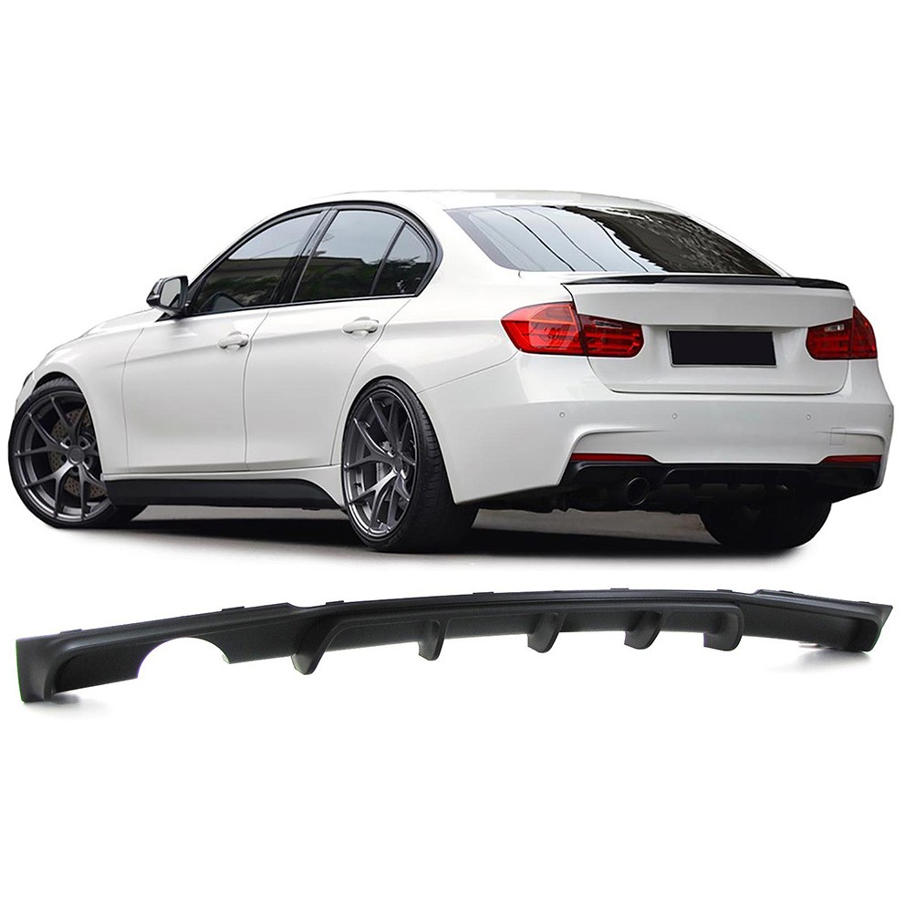 DIFFUSEUR SPORT POUR SIMPLE SORTIE BMW SERIE 3 TYPE F30 EN PACK M (04633)