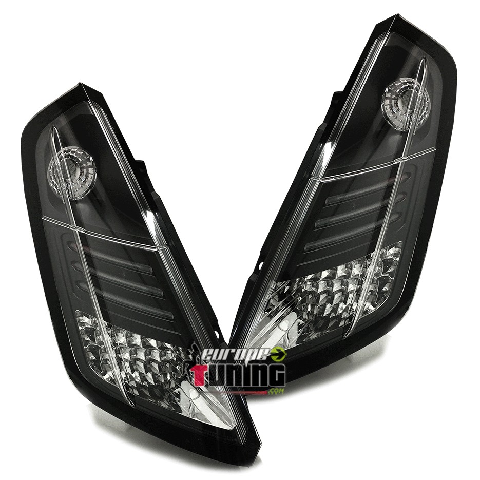 FEUX LED NOIRS TUNING FIAT GRANDE PUNTO (00570)