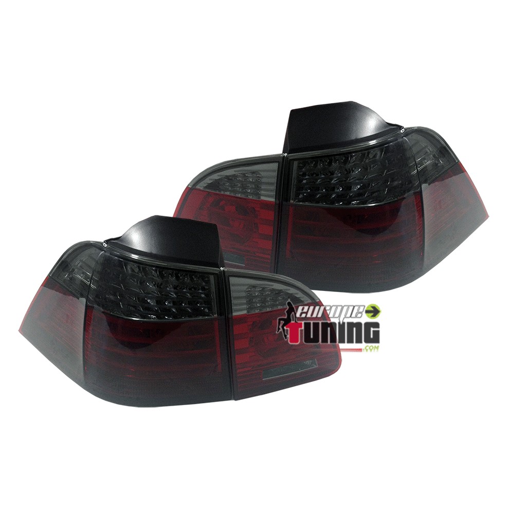 FEUX ROUGES NOIRS GRANDES BANDES CELIS BMW SERIE 5 E61 TOURING BREAK PHASE 1 2003-2007 (03886)