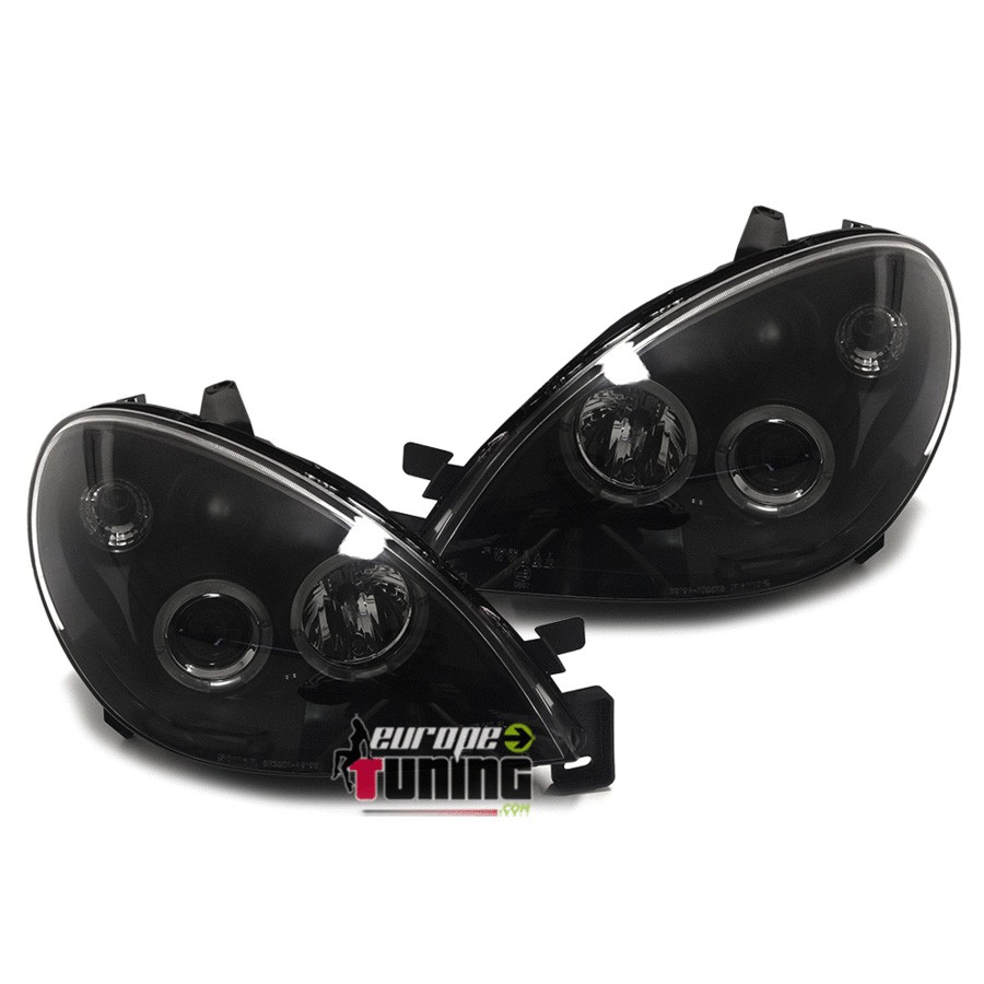 PHARES FEUX AVANTS TUNING ANGEL EYES NOIRS POUR CITROEN XSARA (04052)