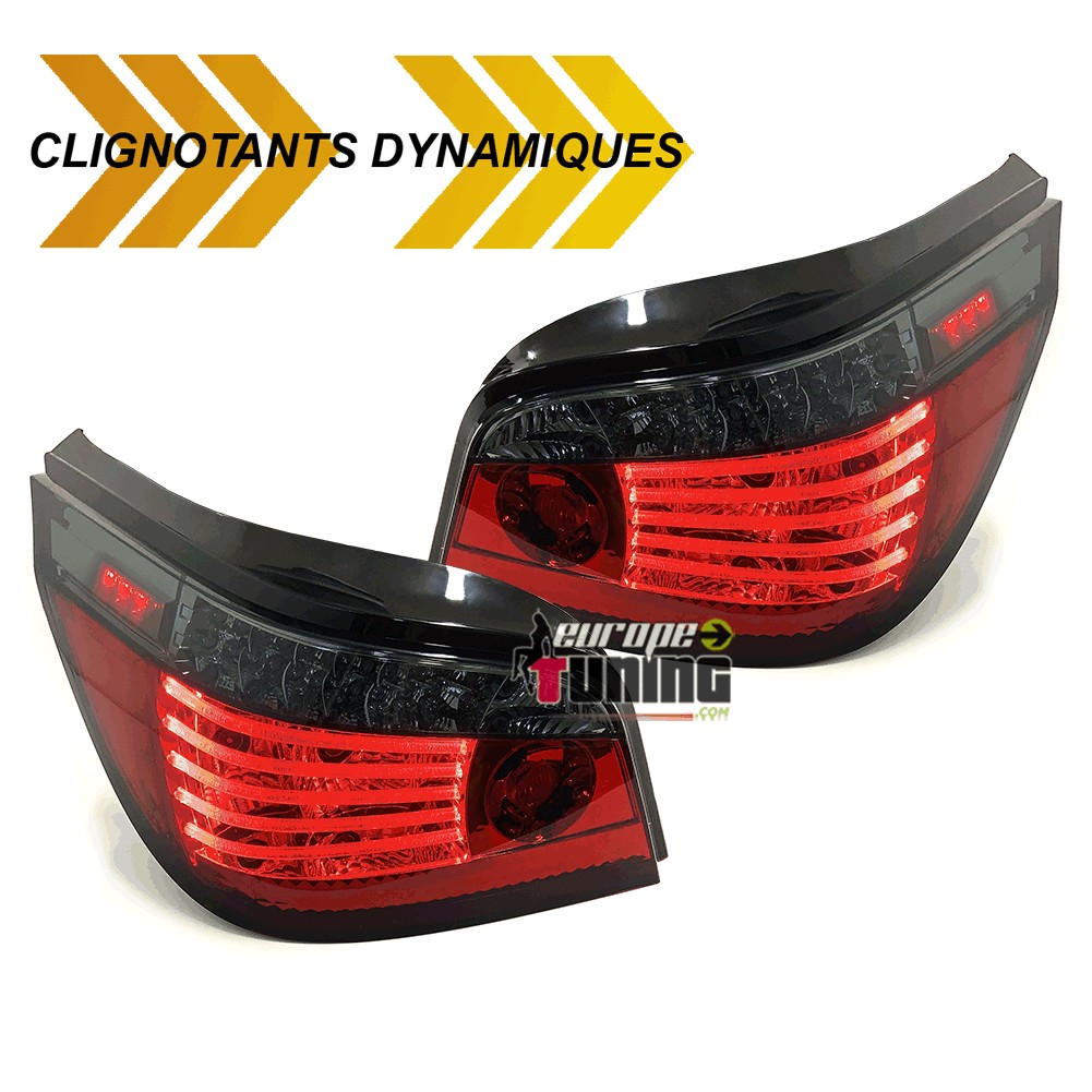 FEUX LED PACK SPORT CLIGNOTANTS DYNAMIQUES BMW SERIE 5 E60 BERLINE 2003-2007 (05145)