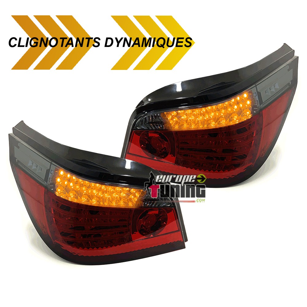 FEUX LED PACK SPORT CLIGNOTANTS DYNAMIQUES BMW SERIE 5 E60 BERLINE 2003-2007 (05145)