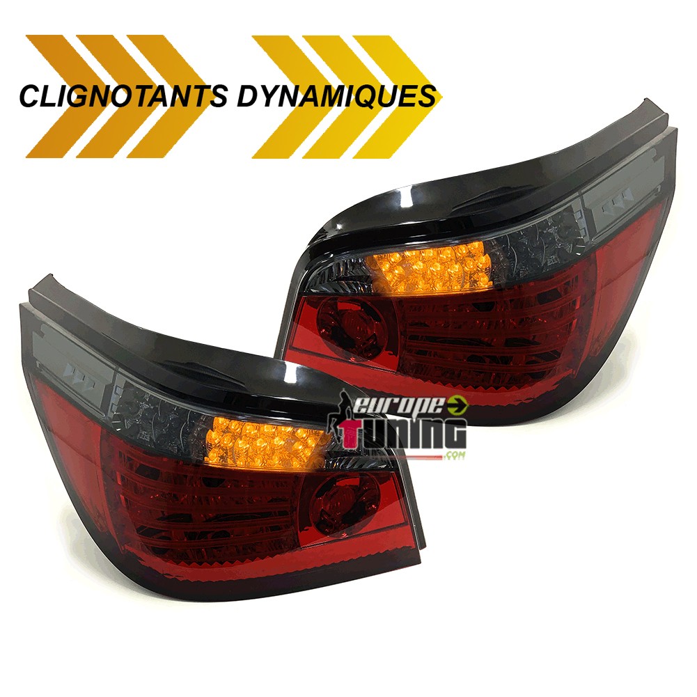 FEUX LED PACK SPORT CLIGNOTANTS DYNAMIQUES BMW SERIE 5 E60 BERLINE 2003-2007 (05145)