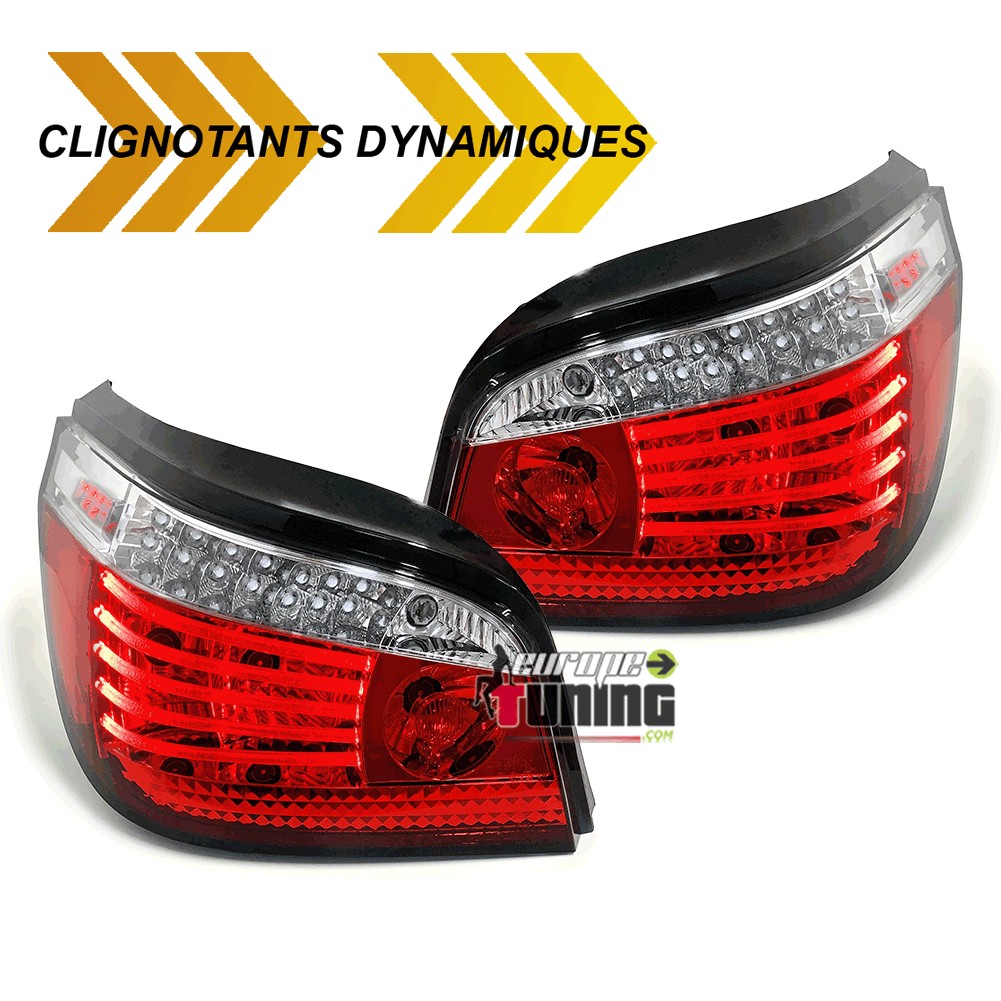 FEUX LED PACK SPORT CLIGNOTANTS SEQUENTIELS BMW SERIE 5 E60 BERLINE PH1 (05506)