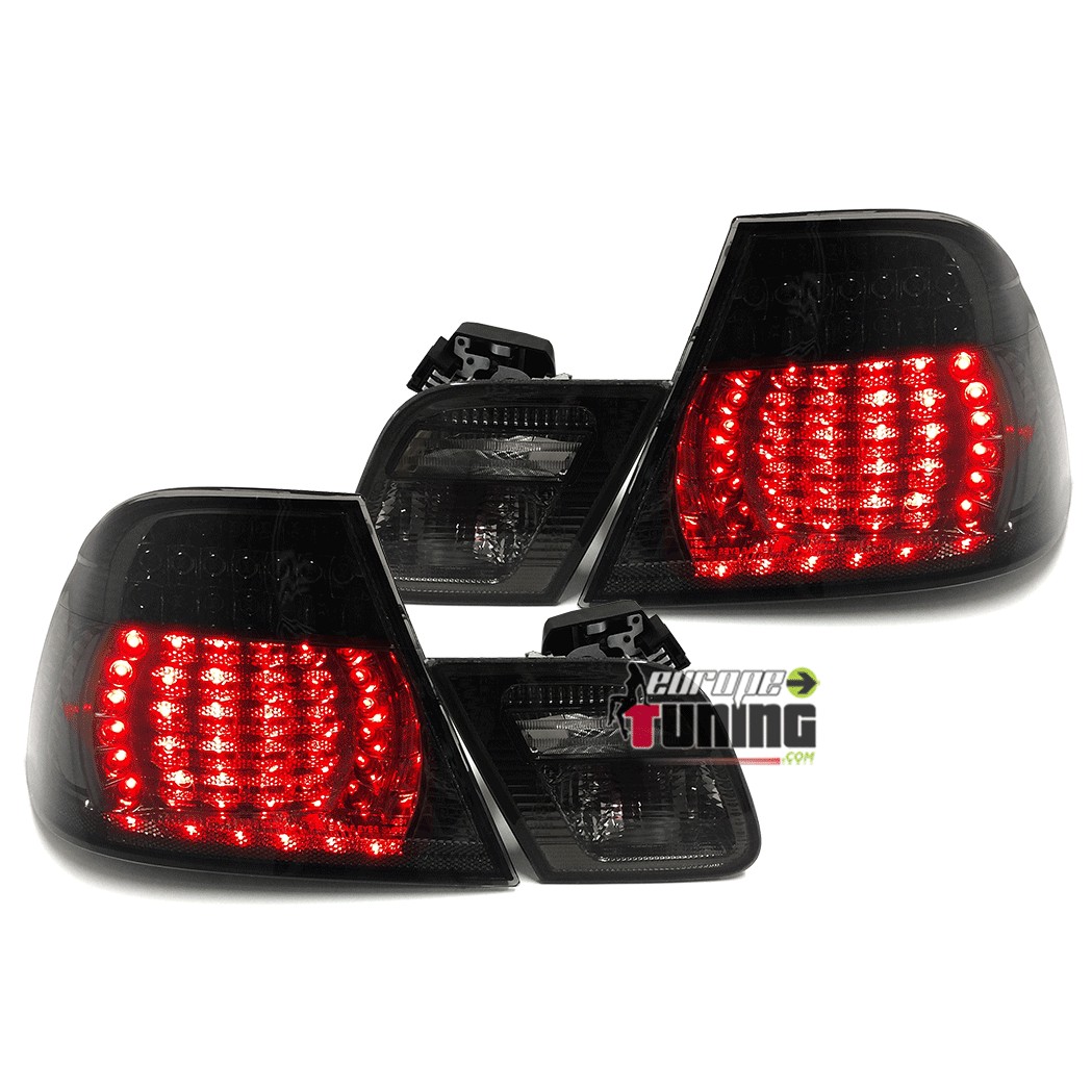 FEUX LEDS NOIRS A CLIGNOTANTS DYNAMIQUES BMW SERIE 3 E46 COUPE 1999-2003 (04773)