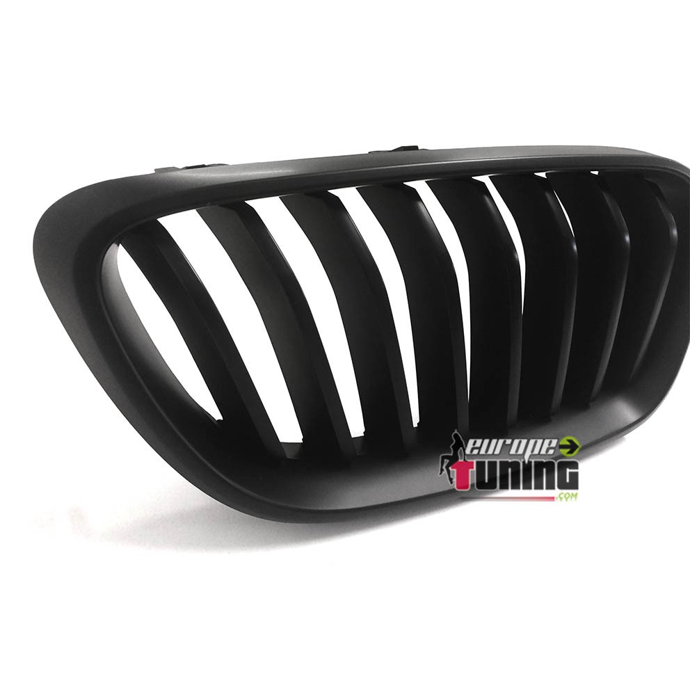 GRILLES CALANDRES NOIRES MATES SPORT BMW SERIE 2 F22 COUPE F23 CABRIOLET (04685)