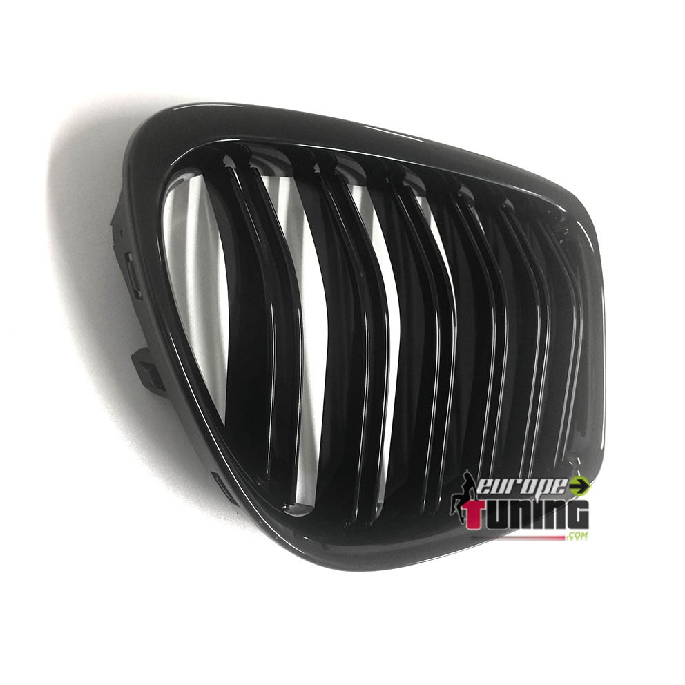 GRILLES CALANDRES NOIRES SPORT DOUBLE AILETTES BMW X1 E84 2009-2015 (04650)