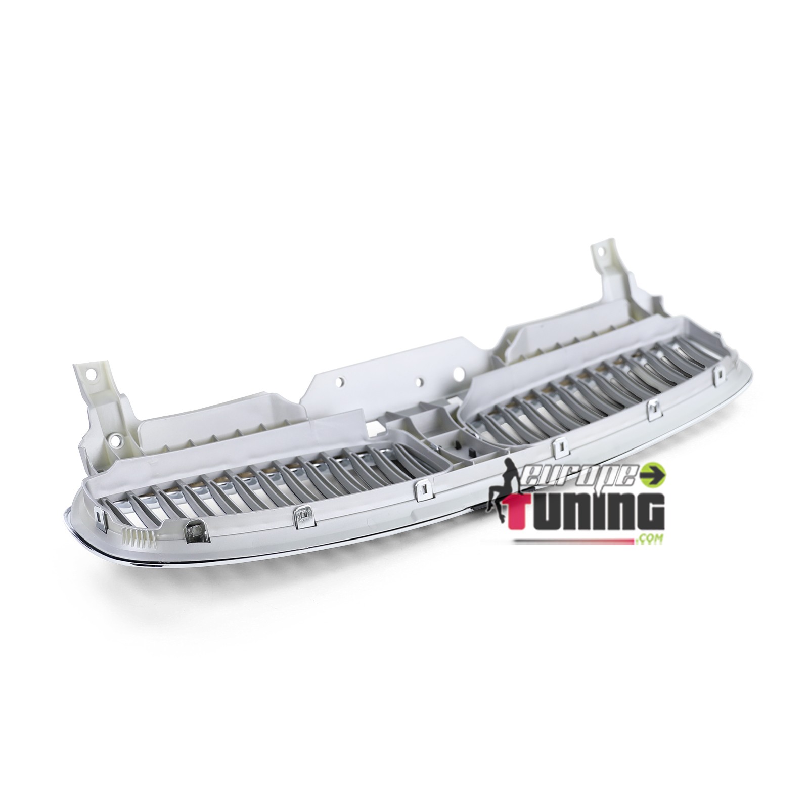 GRILLES CALANDRES SPORT CHROME BMW SERIE 7 E65 E66 PH1 2001-2006 (05332)