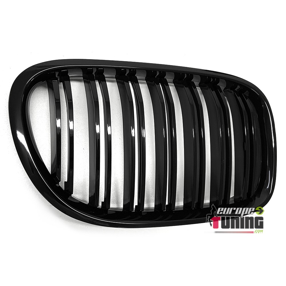 GRILLES CALANDRES SPORT NOIR DOUBLES LAMES BMW SERIE 7 F01 F02 2008-2016 (05124)