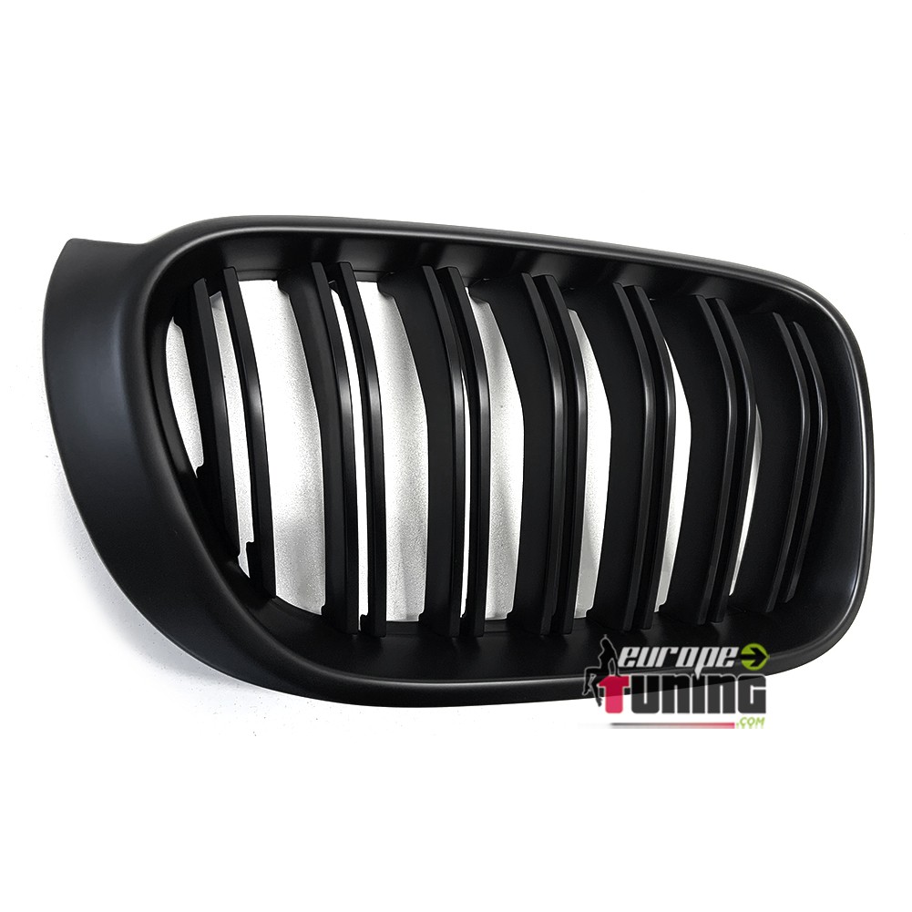 GRILLES DE CALANDRES SPORT NOIRES DOUBLE AILETTES BMW X3 F25 LCI et X4 F26 2014-2018 (04819)