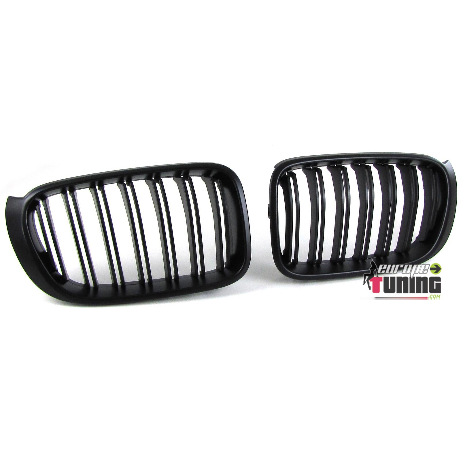 GRILLES DE CALANDRES SPORT NOIRES DOUBLE AILETTES BMW X3 F25 LCI et X4 F26 2014-2018 (04819)