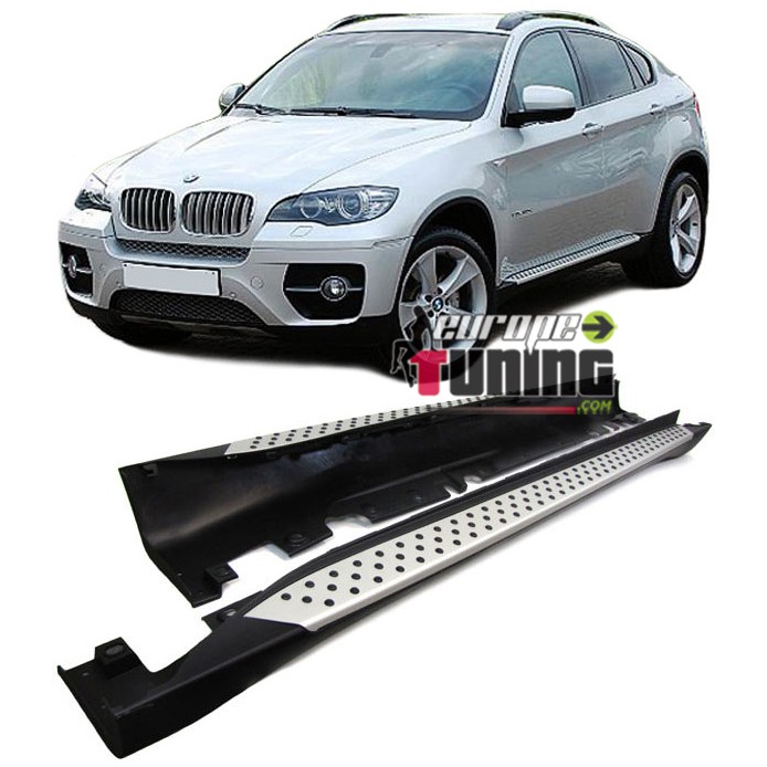 MARCHES PIEDS EN ALUMINIUM POUR BMW X6 E71 & E72 DE 2008 A 2014 (02798)