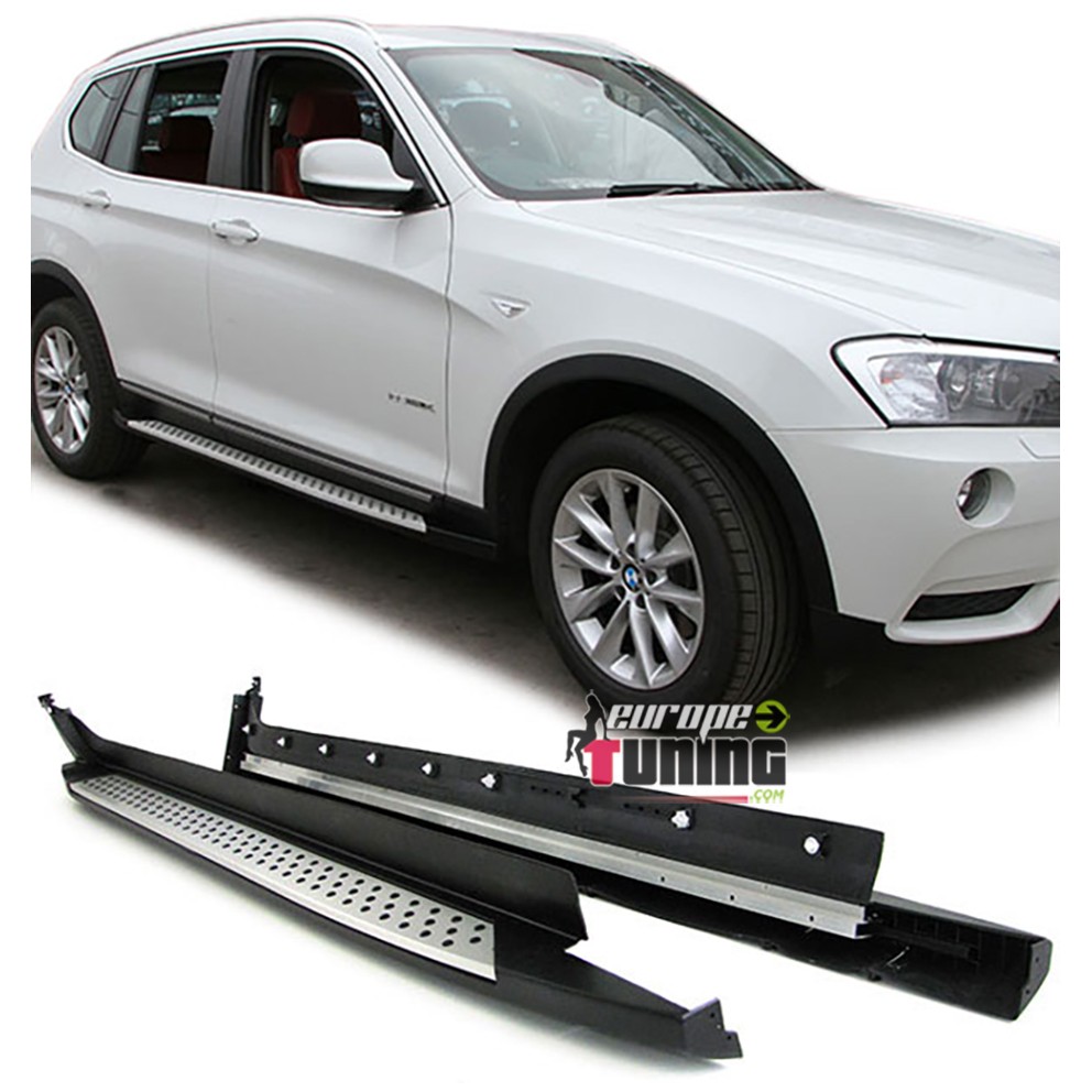 MARCHES PIEDS EN ALUMINIUM POUR BMW X3 TYPE F25 2010-2017 (04158)