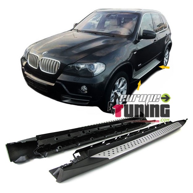 MARCHES PIEDS EN ALUMINIUM POUR BMW X5 TYPE E70 2006-2013 (03786)