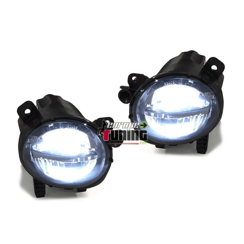 PAIRE D'ANTI BROUILLARD FOND NOIR A LED BMW SERIE 1 F20 / F21 ... (04596)