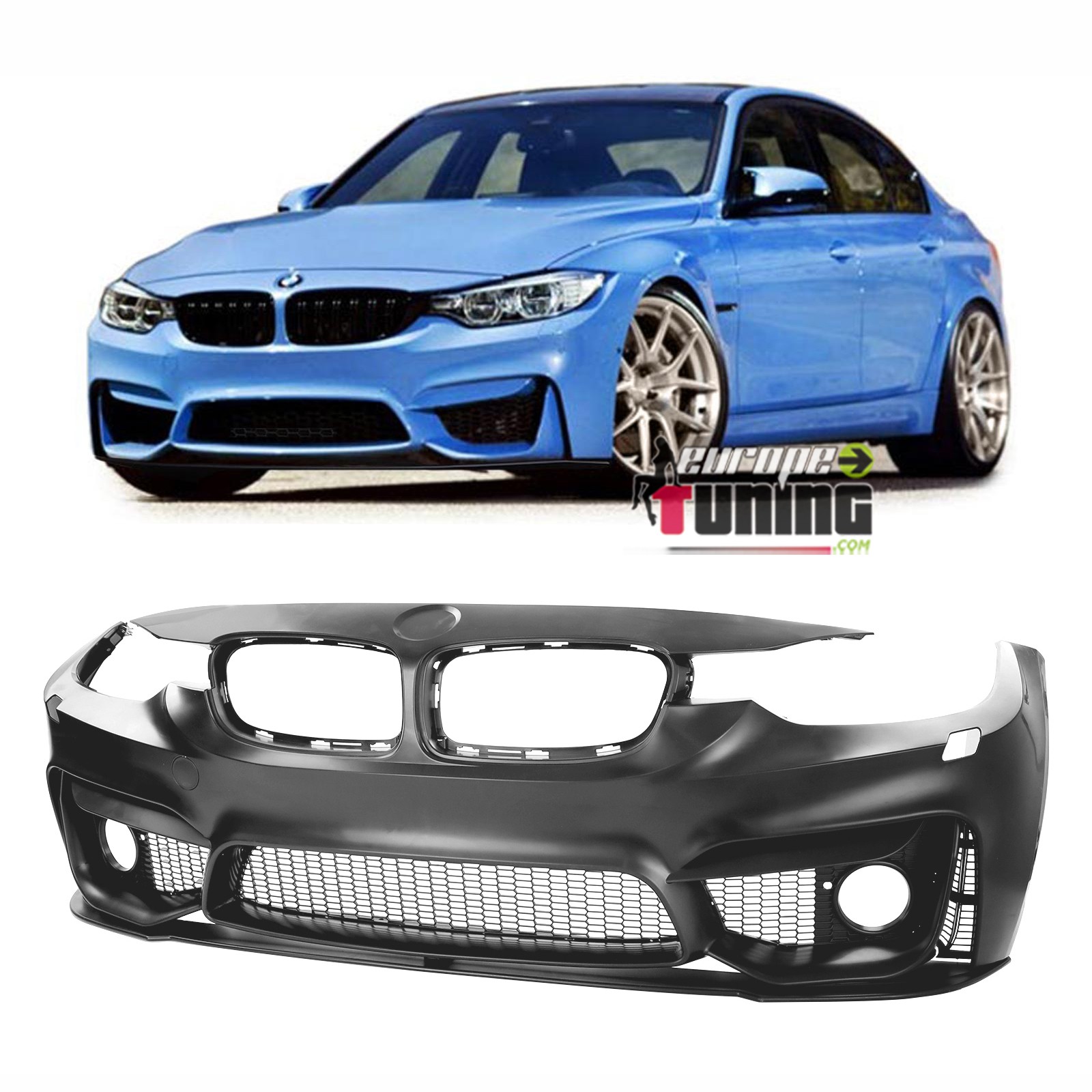 PARE CHOCS AVANT SPORT PACK M POUR BMW SERIE 3 F30 F31 2011-2019 (05284)