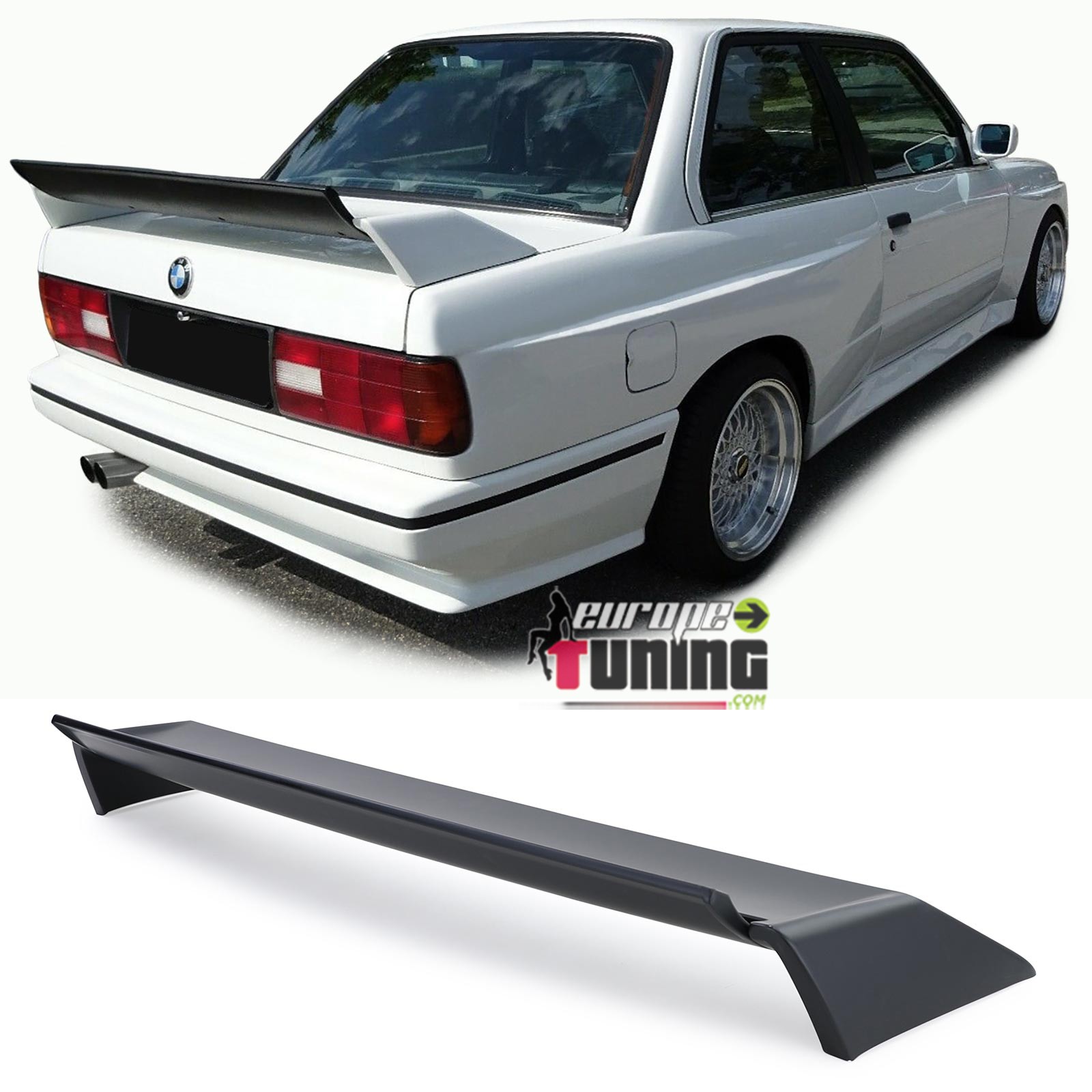 SPOILER AILERON ARRIERE LOOK EVO SPORT BMW SERIE 3 E30 BERLINE ET CABRIOLET (05591)