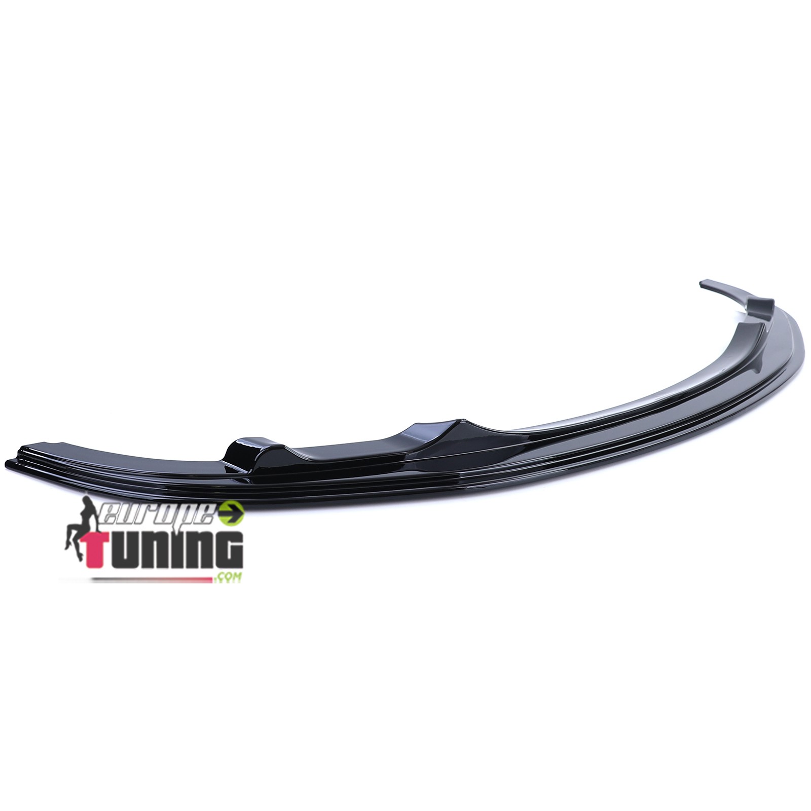 SPOILER AVANT NOIR POUR PARE CHOCS SPORT BMW SERIE 3 E92 E93 PH2 10-14 (05603)